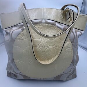 COACH Logo Monogram Large Shoulder Bag